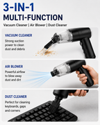 3-in-1 Portable Mini Vacuum Cleaner
