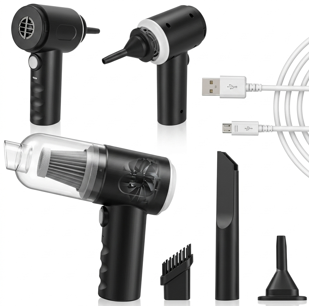3-in-1 Portable Mini Vacuum Cleaner